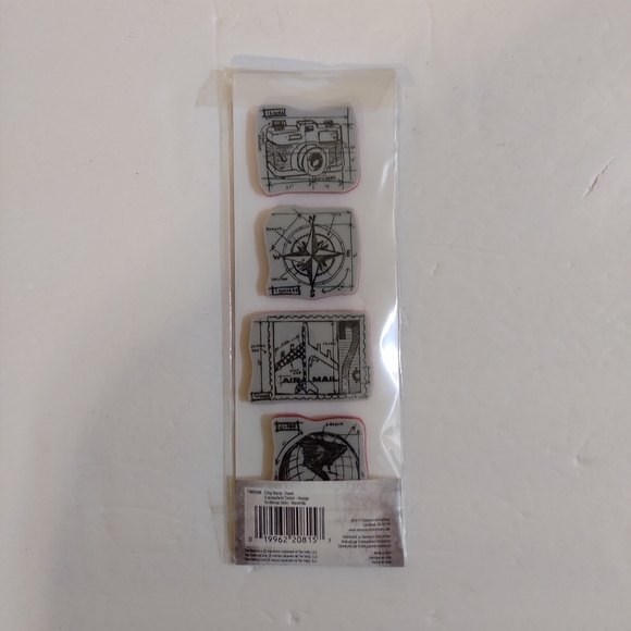 NEW Stampers Anonymous Tim Holtz TRAVEL Stamp Set, NIP, 2015 - Picture 2 of 4